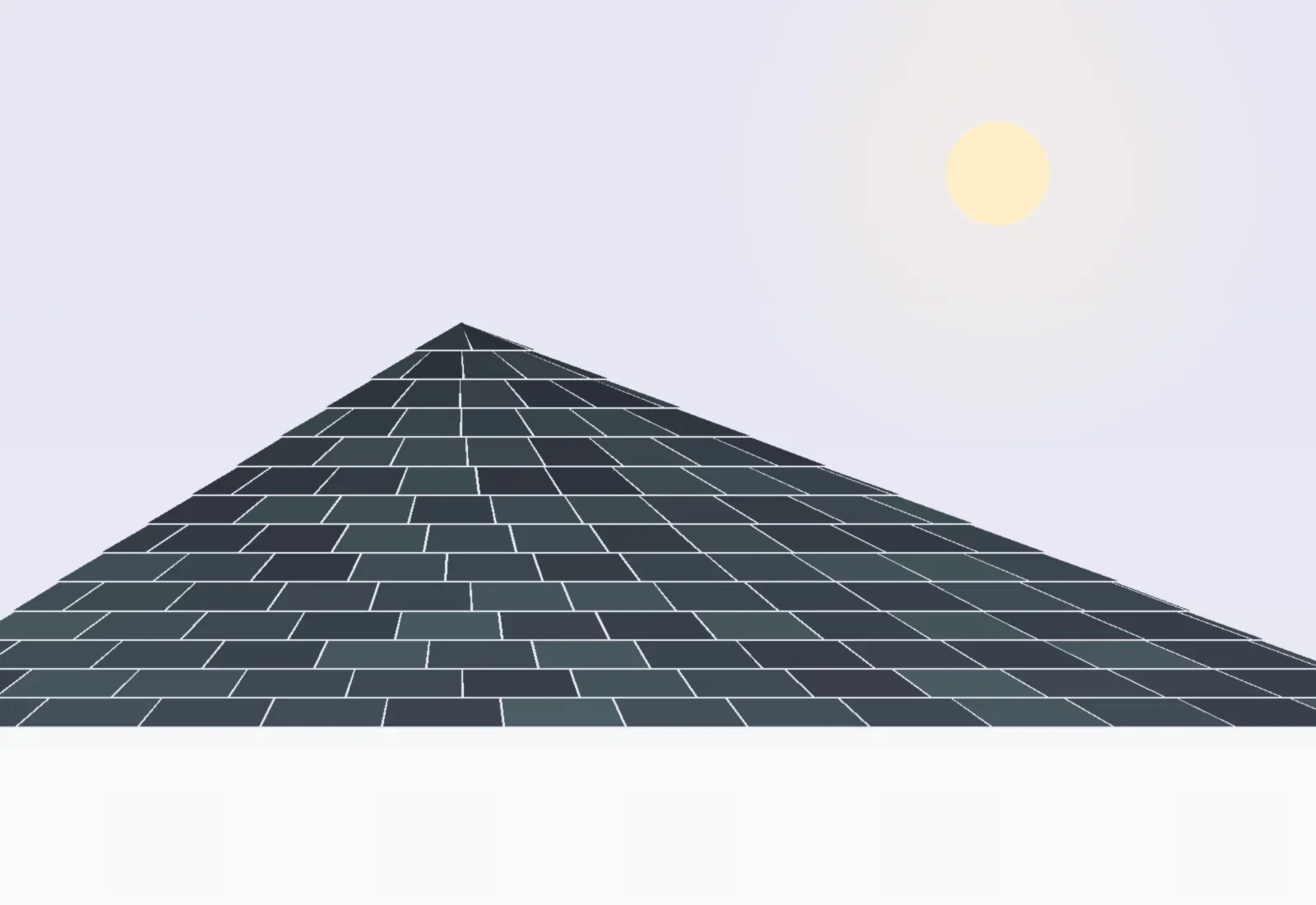 Roofer kneeling to seal a detail on a shingle roof