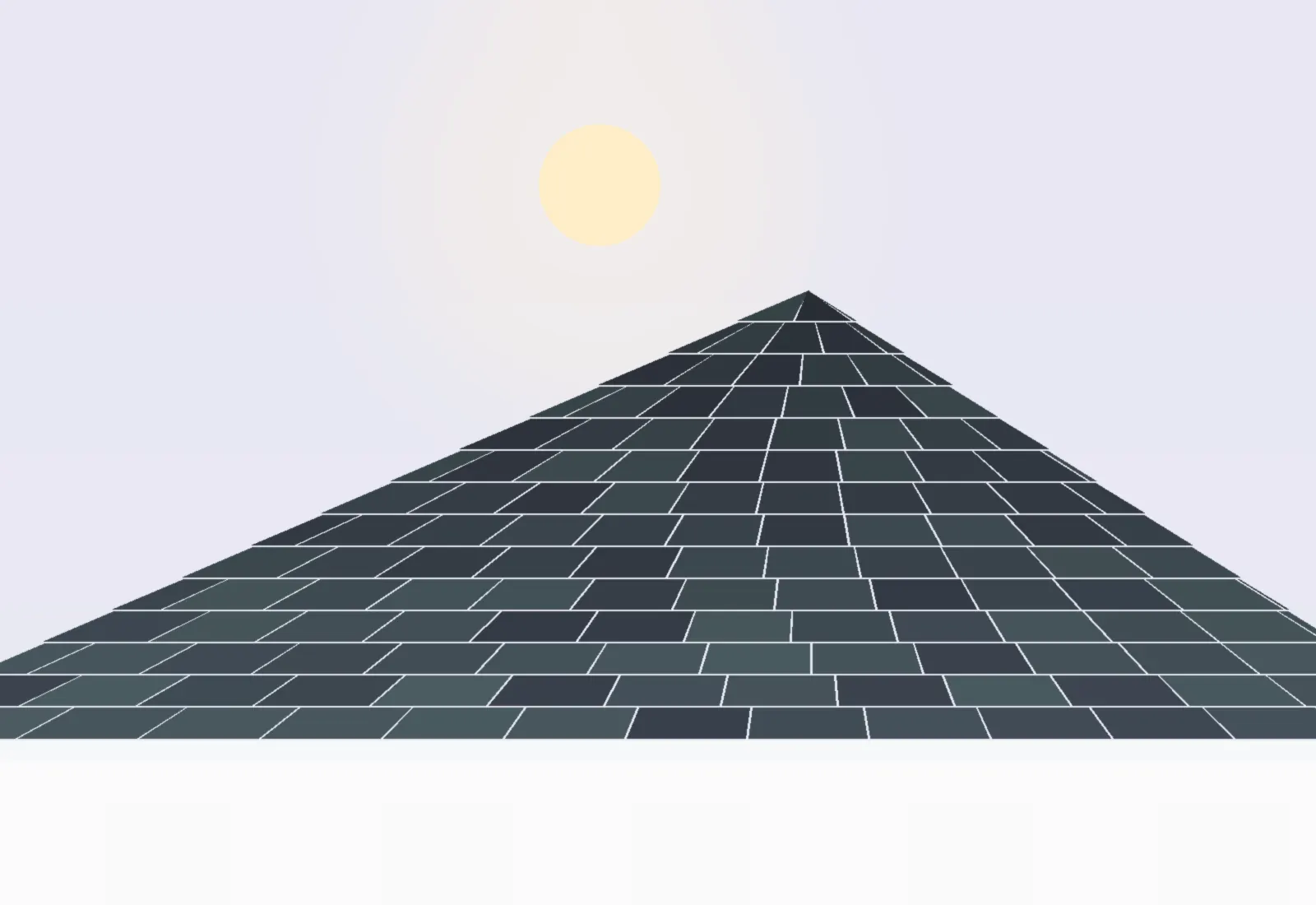 Overlapping brown asphalt shingle rows