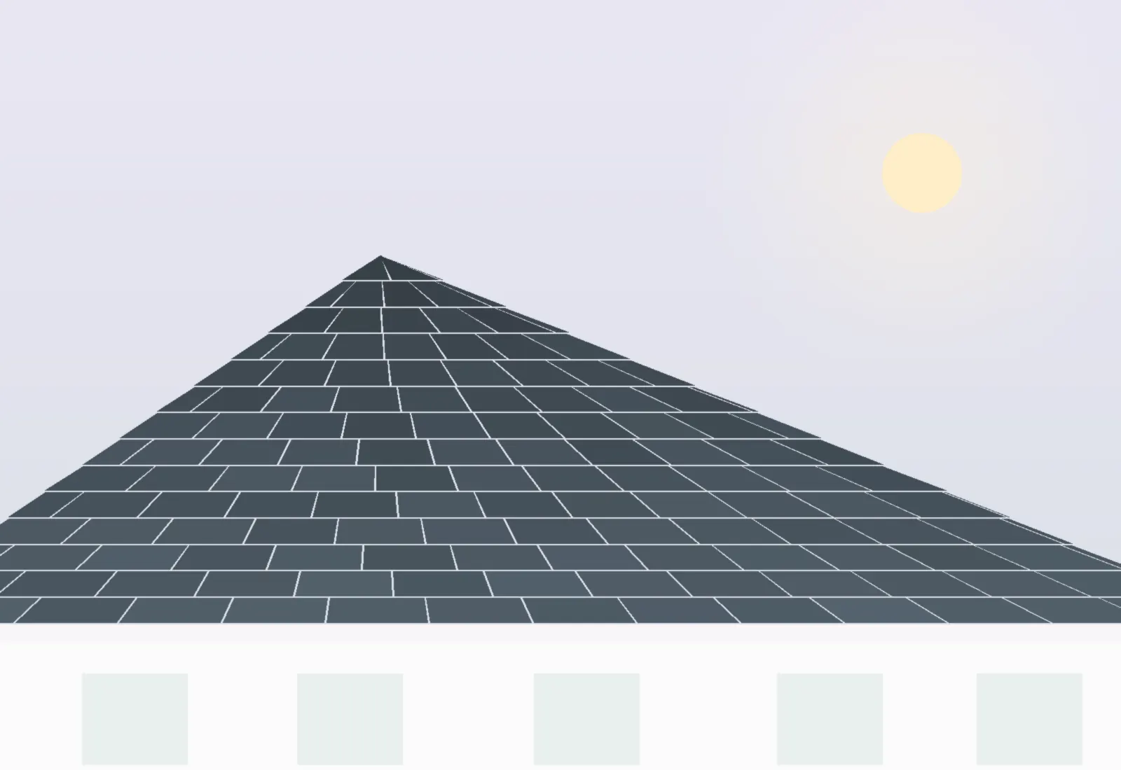 Two men working on the roof of a house